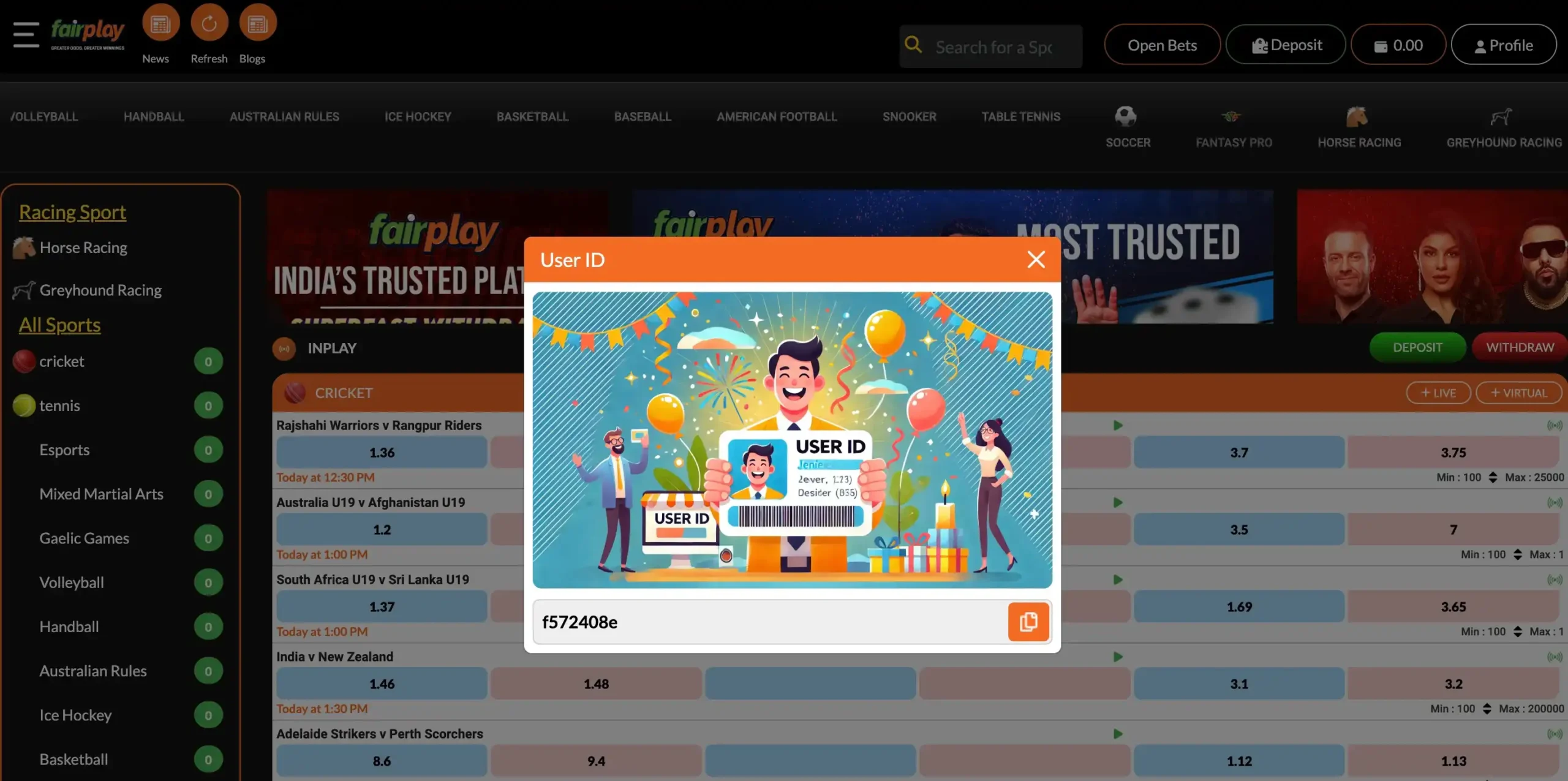 FairPlay Official Dashboard