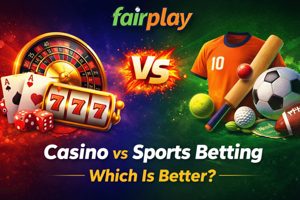 Casino vs Sports Betting - Fairplay