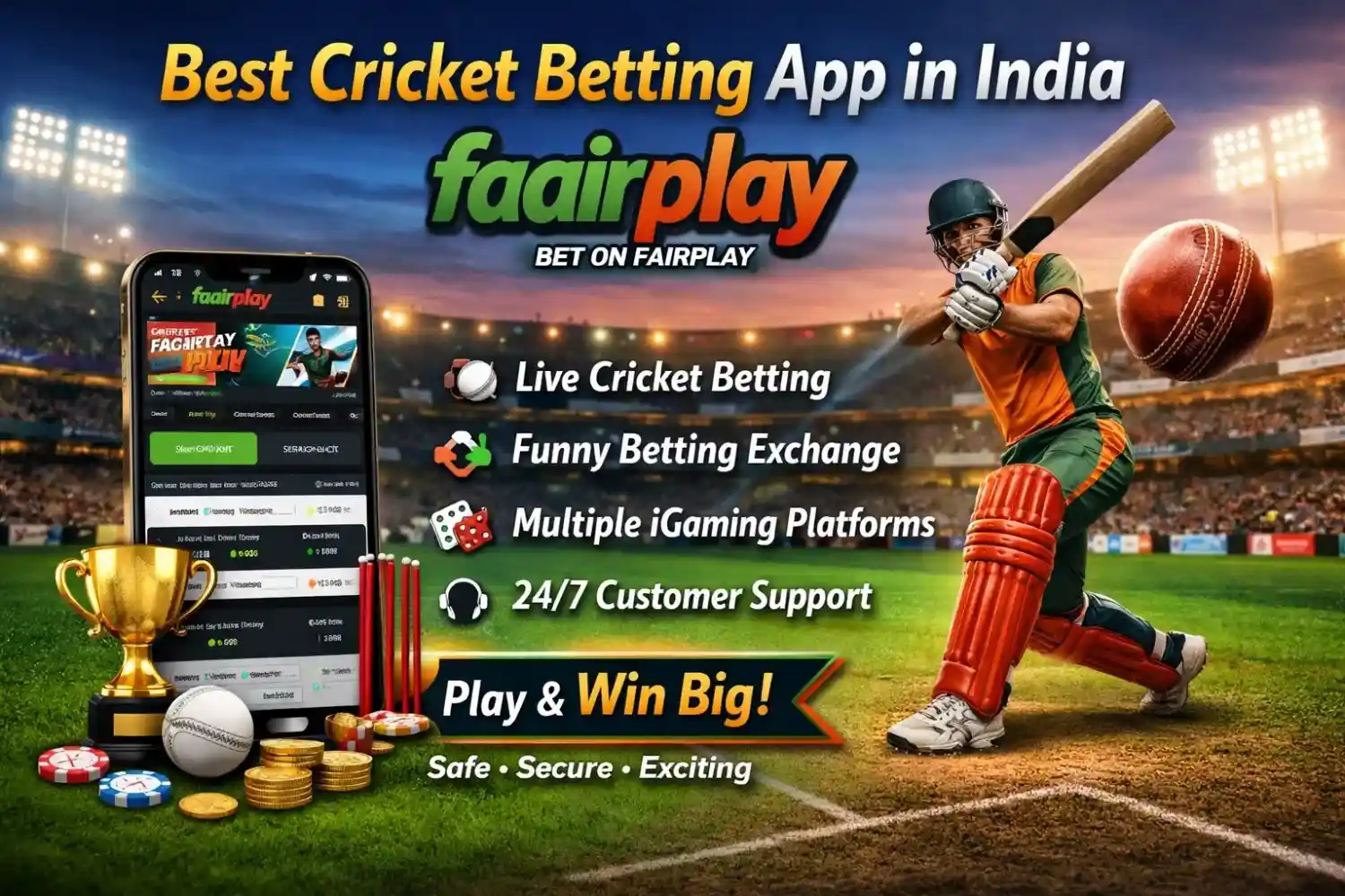 Best Cricket Betting App in India – Faairplay