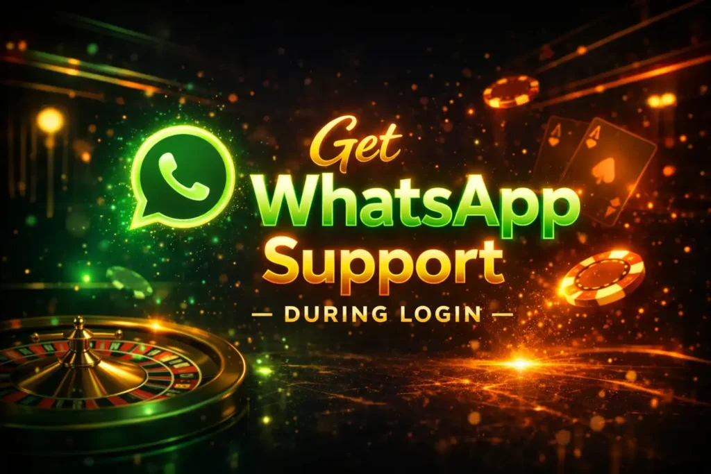 Get Whatsapp Support During Login