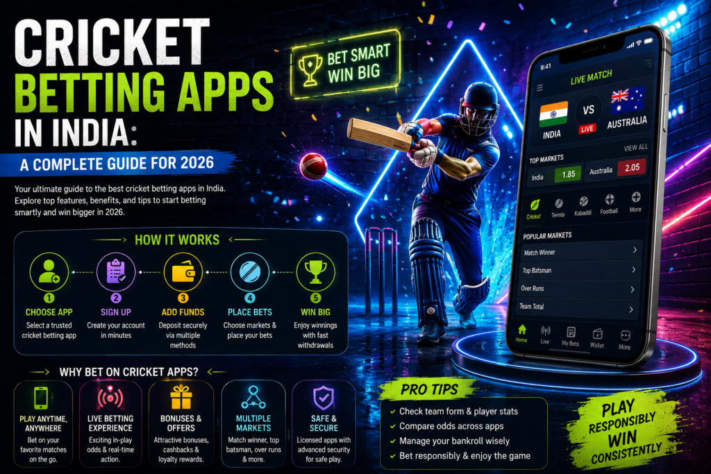 Cricket Betting Apps in India A Complete Guide for 2026